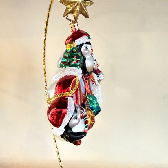 2006 Christopher Radko Ornaments A Year for Cheer Penguin Ornament - Picture 3 of 3